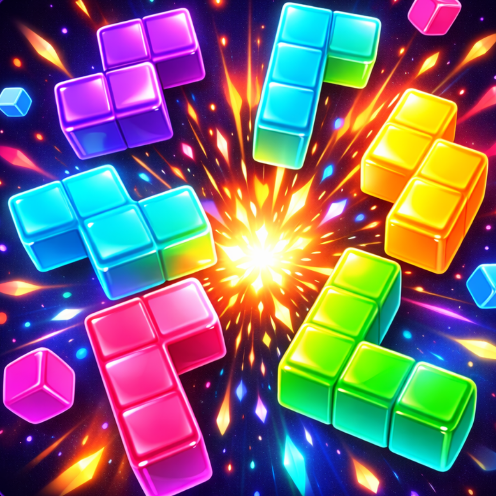 Block Blast Neon